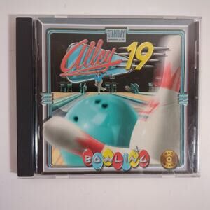 Alley 19 Bowling PC Mac 1996 Video Game Retro 50s Sports StarPlay Hybrid CD